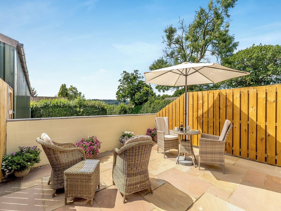 Sitting-out-area | The Dairy at Crich Lane Farm, Wessington, near Alfreton