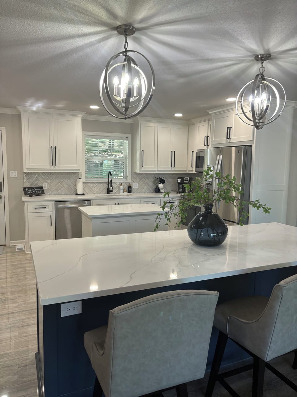Open concept kitchen 