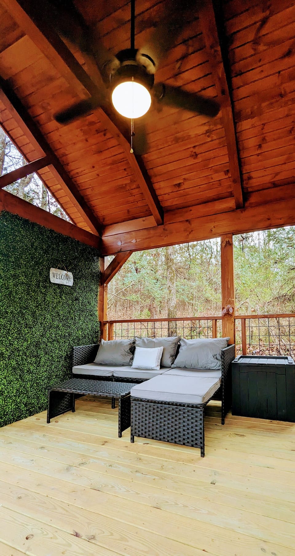 Covered front porch 