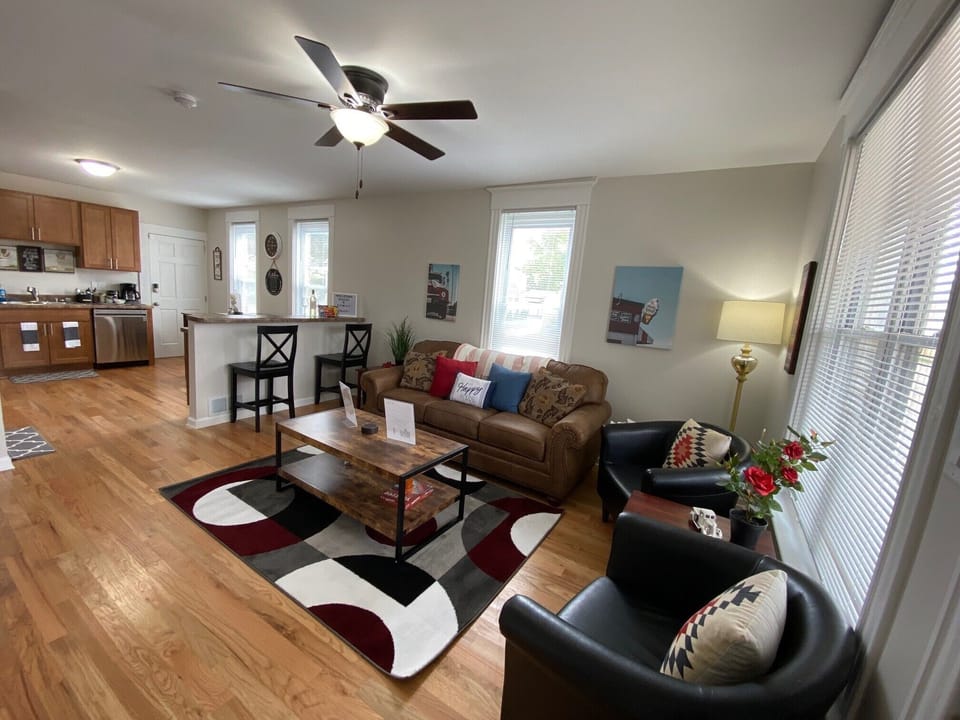Enjoy your stay at our Beach Bum Home complete with stylish furnishing.
