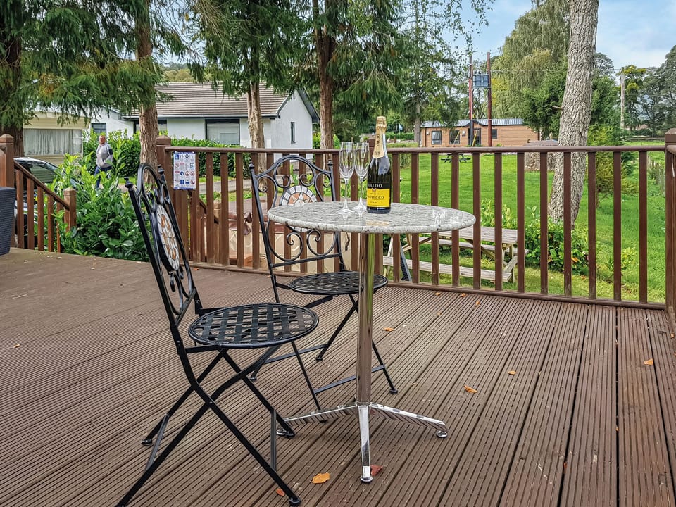 Terrace | GlenBeagles Lodge, Dollar, near Stirling