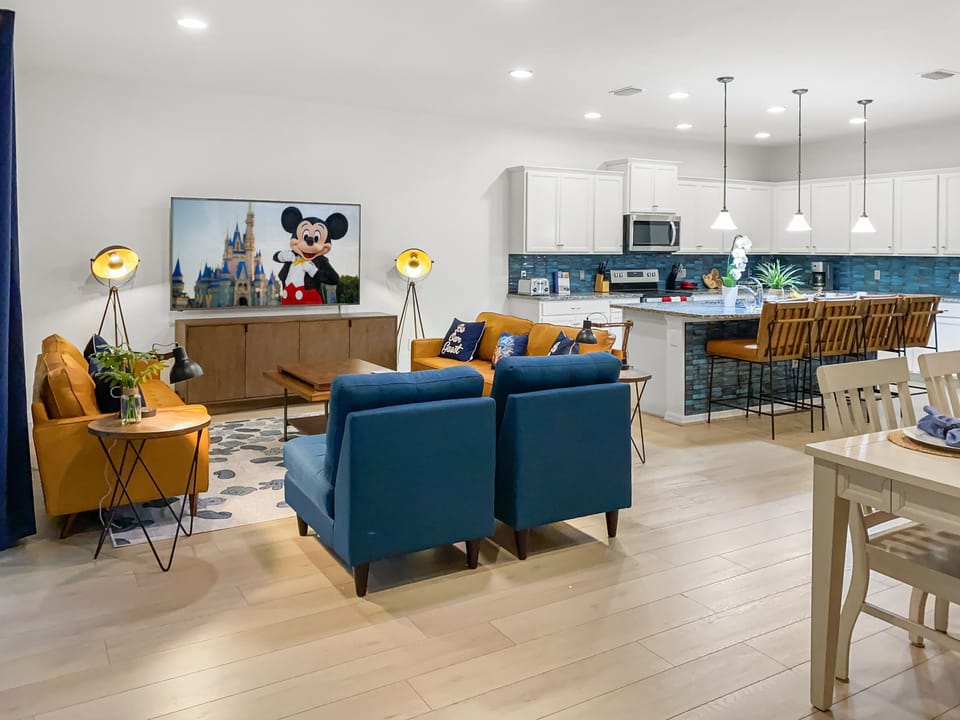 Continue to the living space - all conveniently connected.