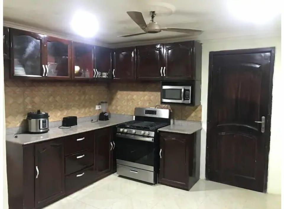 Large kitchen to cook for large groups