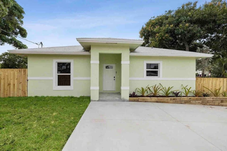 front of the house