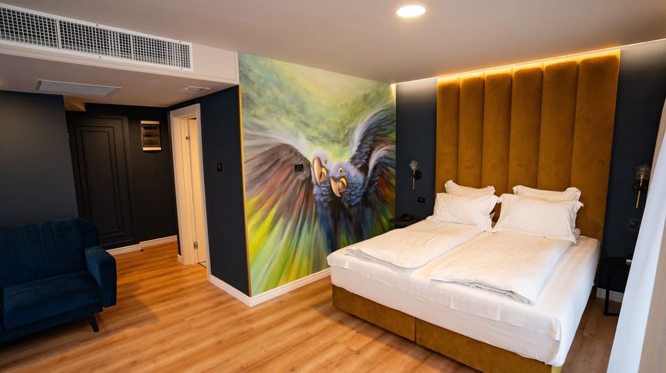 Family Room | Premium bedding, in-room safe, desk, soundproofing