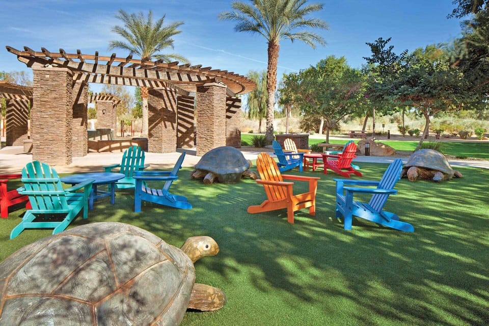 Children's courtyard area.