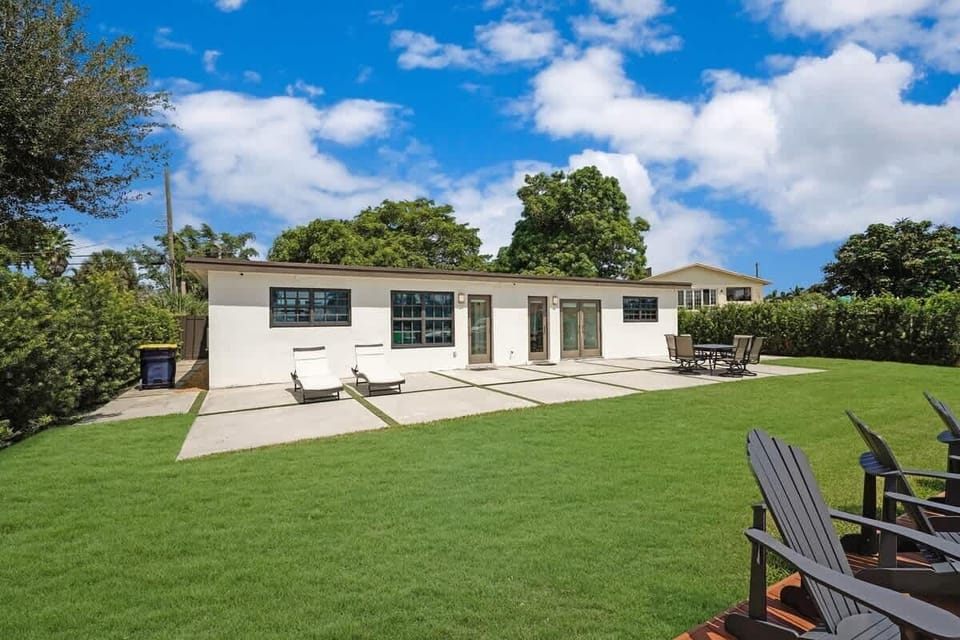 Welcome to the epitome of relaxation and natural beauty, where your everyday stresses melt away, and peace surrounds you at every turn. Our spacious backyard, nestled along the picturesque canal, is more than just an outdoor space; it's your private 