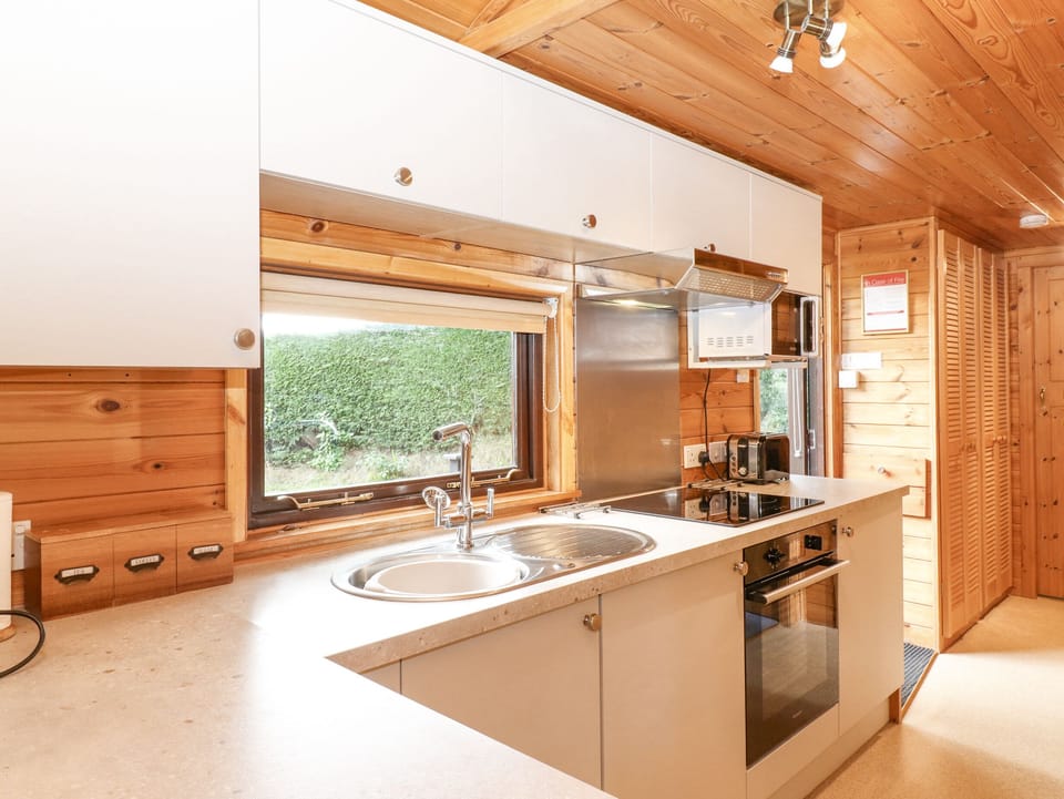 Fridge, dishwasher, electric kettle, toaster