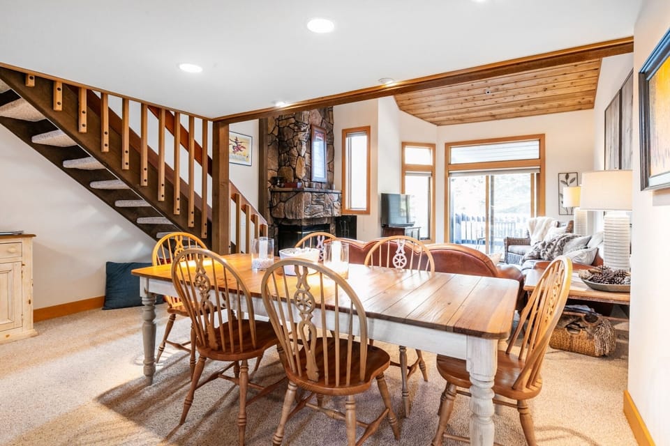 Large Dining table for all to gather