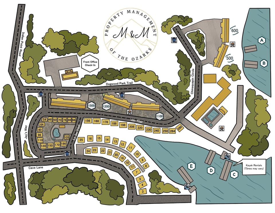 Washington on the Lake is #280 on this resort map