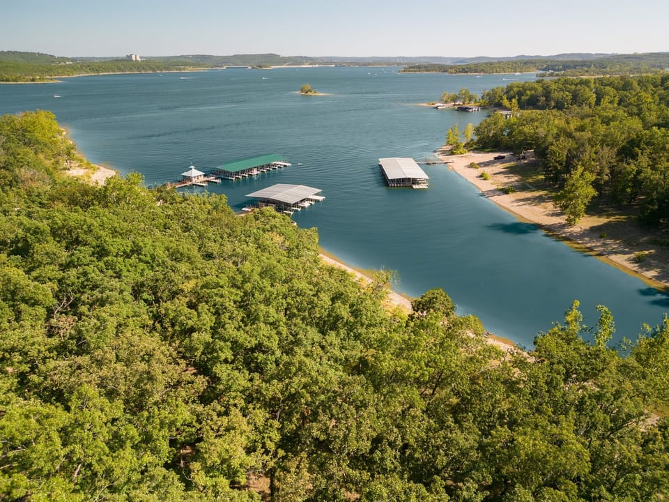 Table Rock Lake and marina views