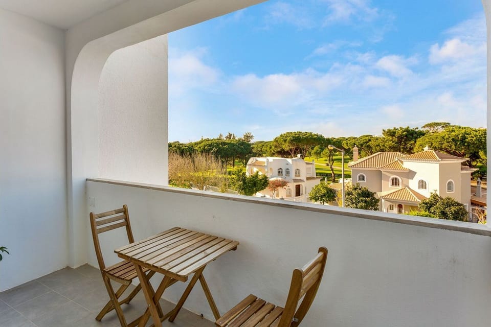 Turn imagination into reality and enjoy a glass of good wine, a book, a fantastic meal, or just the fresh Algarve air on this cozy balcony #summer #balcony #vacations #algarve