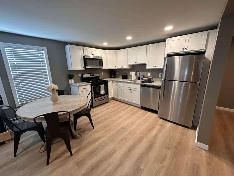 Dining/Kitchen area right near living room