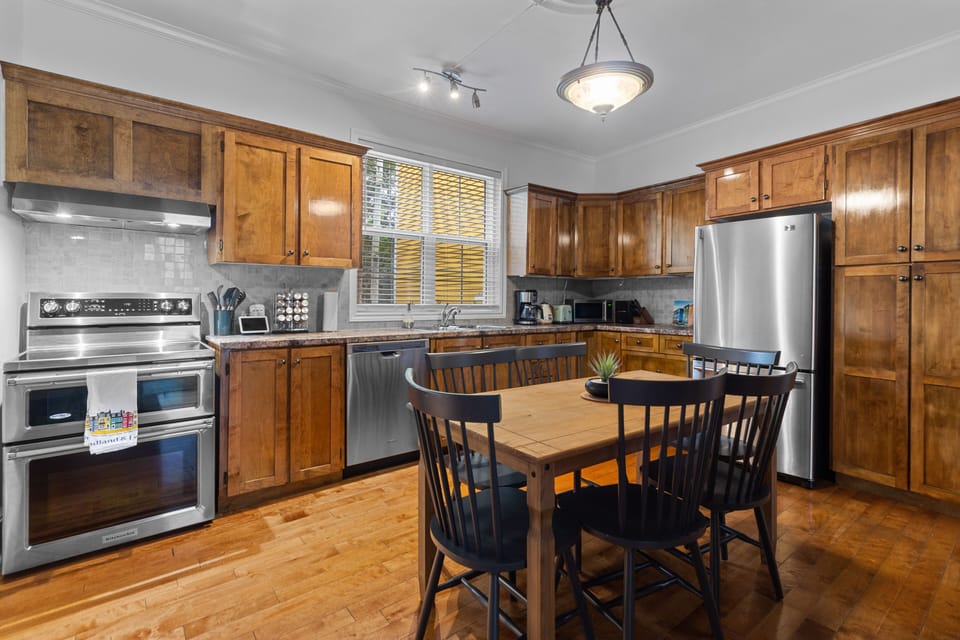 Discover the charm of our kitchen and dining area from a different angle. A perfect blend of functionality and style awaits in every corner. 🍽️✨ #HomeHarmony