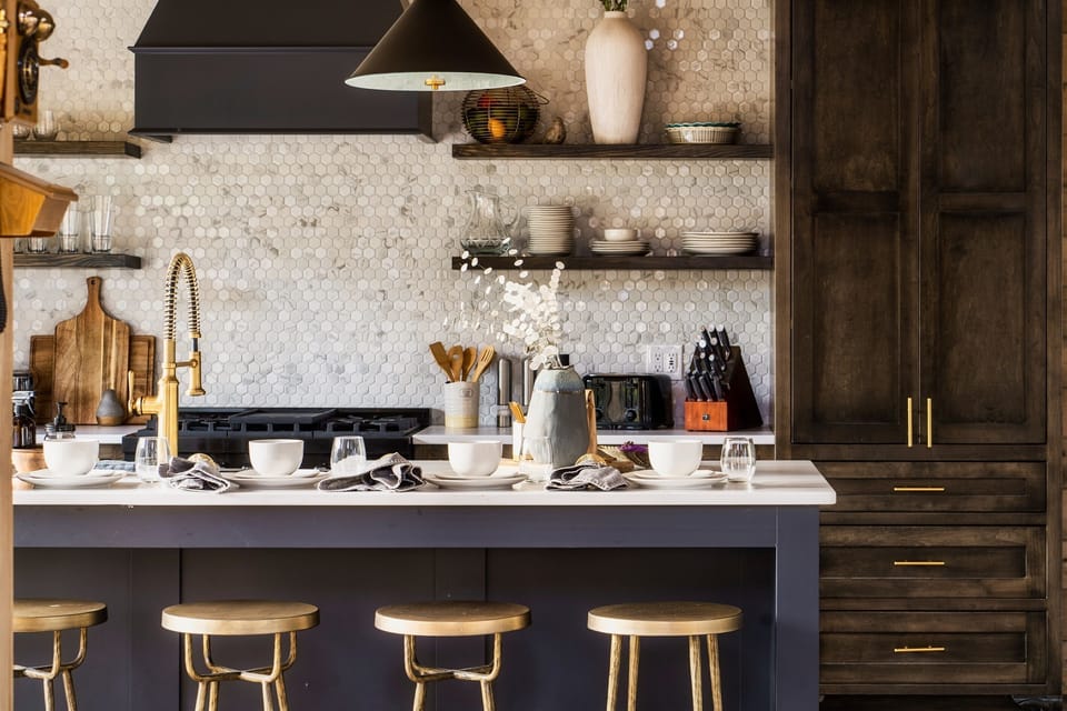 This chef's kitchen is extremely well stocked.