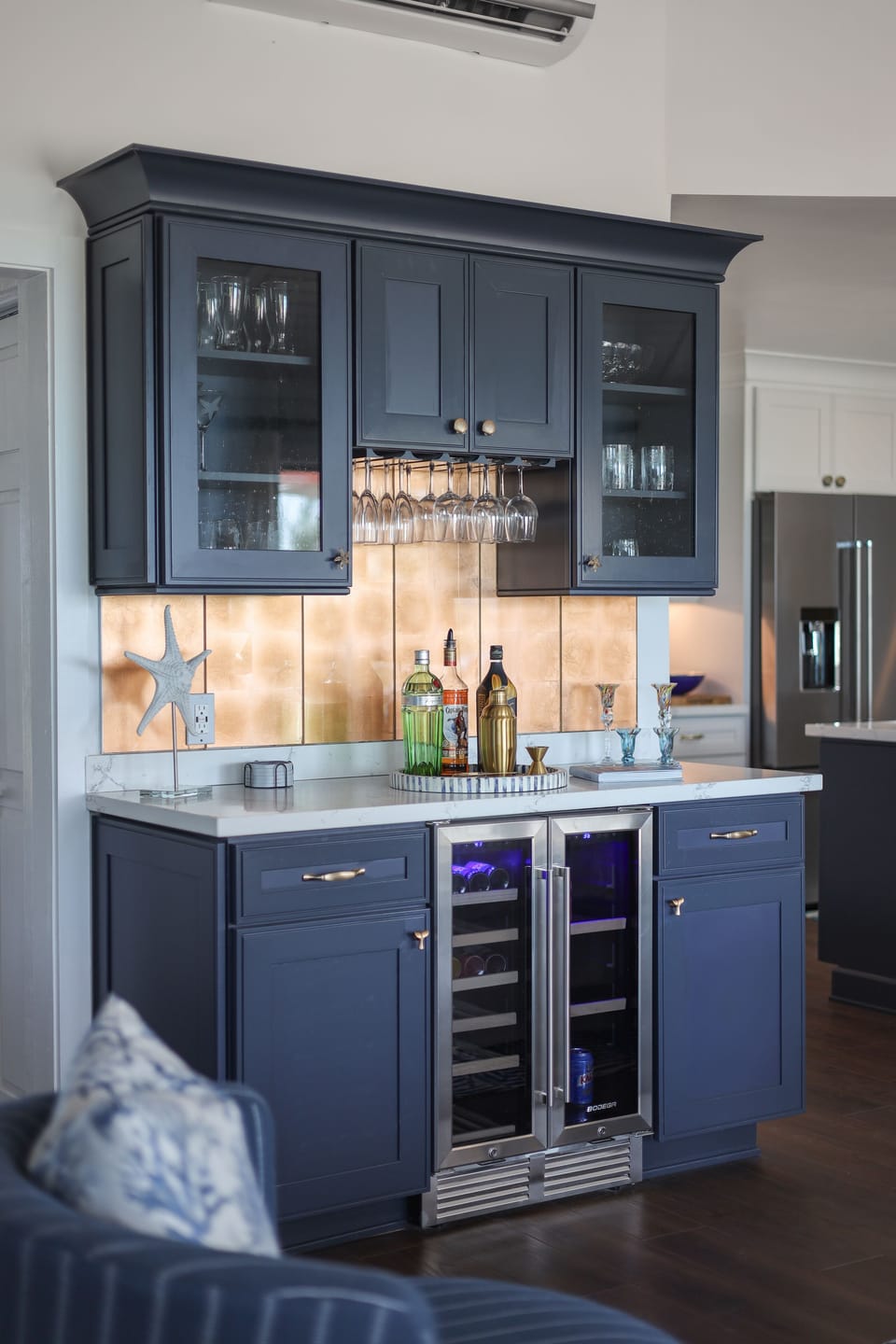 BAR AREA WITH BEER & WINE COOLER