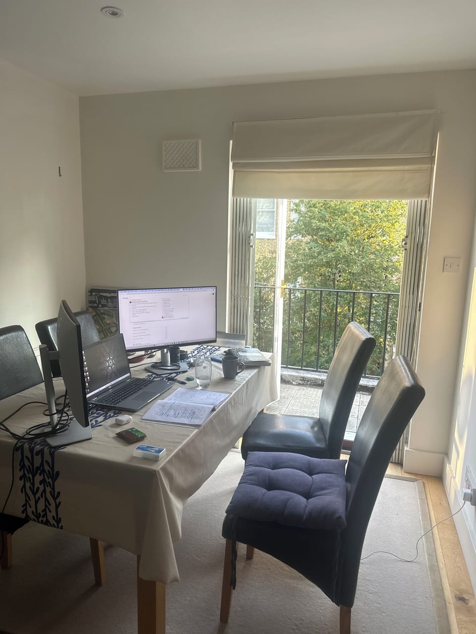 Work area / table on to the deck