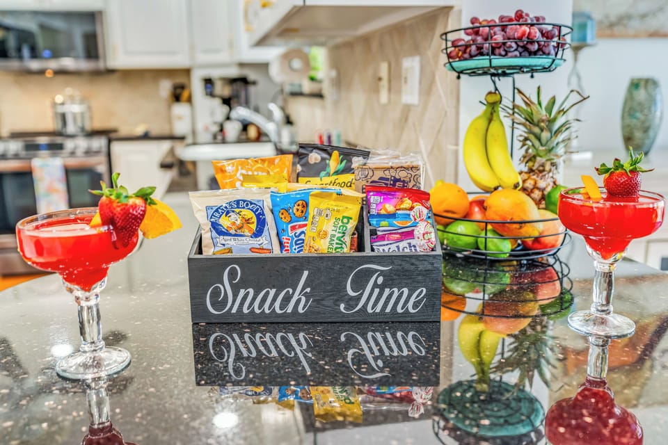 Pull a stool up to the snack bar, have a drink, or help the cook prepare a meal