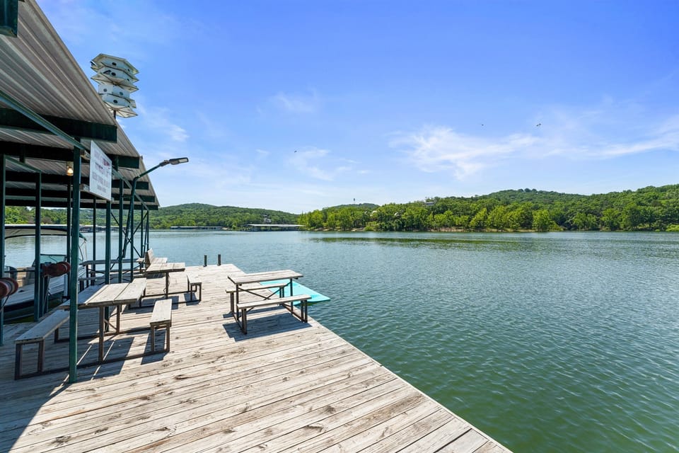 The dock to serenity, sun and fun