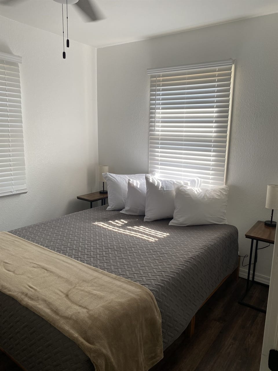 Where comfort meets style the perfect sanctuary for rest and relaxation.