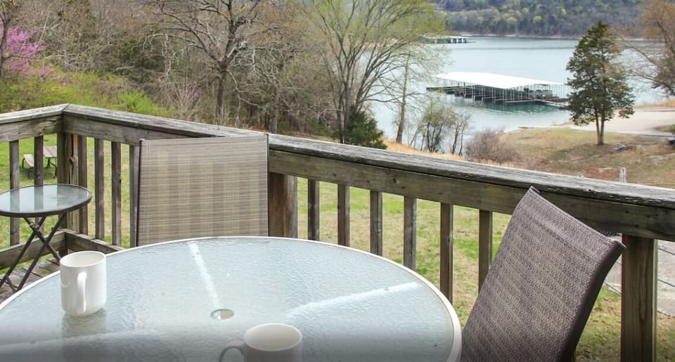 Step onto the deck and let the sounds of nature surround you in perfect tranquility