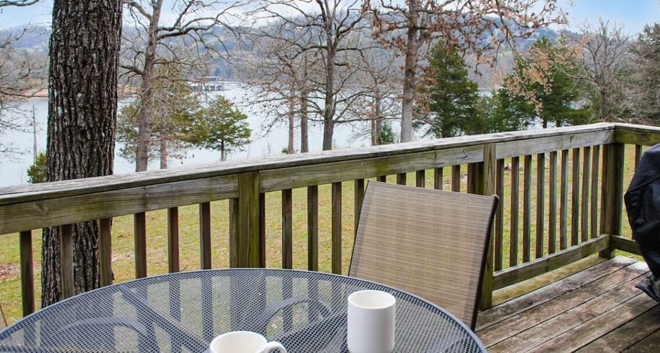 Step onto the deck and let the sounds of nature surround you in perfect tranquility