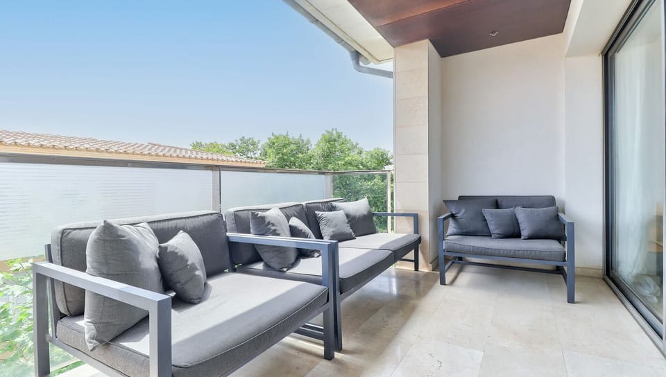 Terrace 1, view from bedroom 1