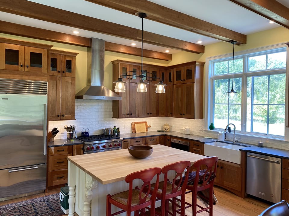 Gourmet kitchen, wolf appliances....