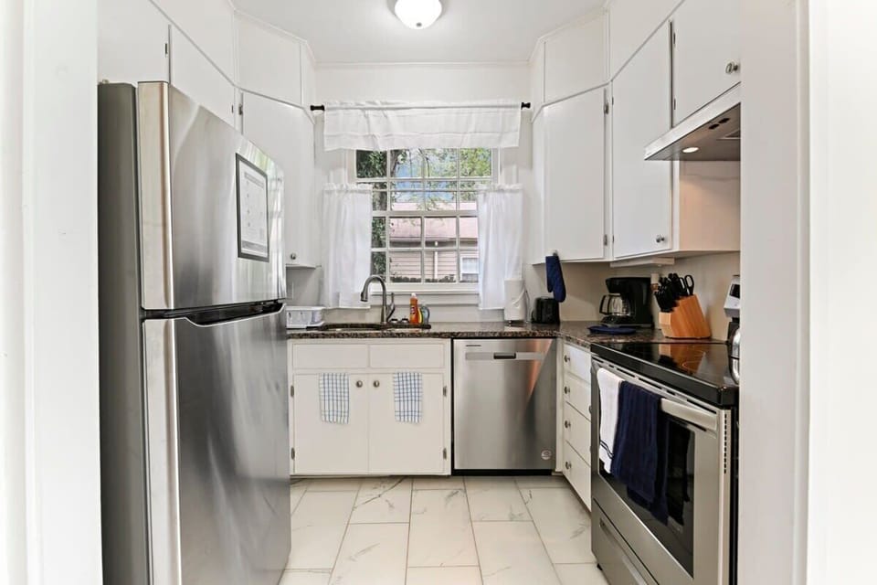 We provide everything you need to prepare meals during your stay!
