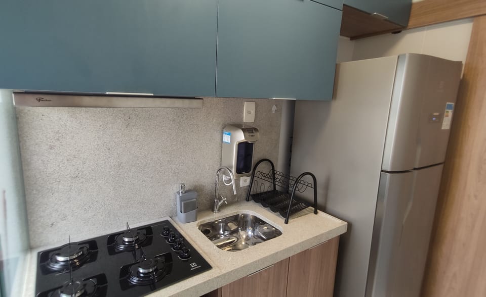 Apartment | Private kitchen | Microwave, blender, cookware/dishes/utensils, freezer