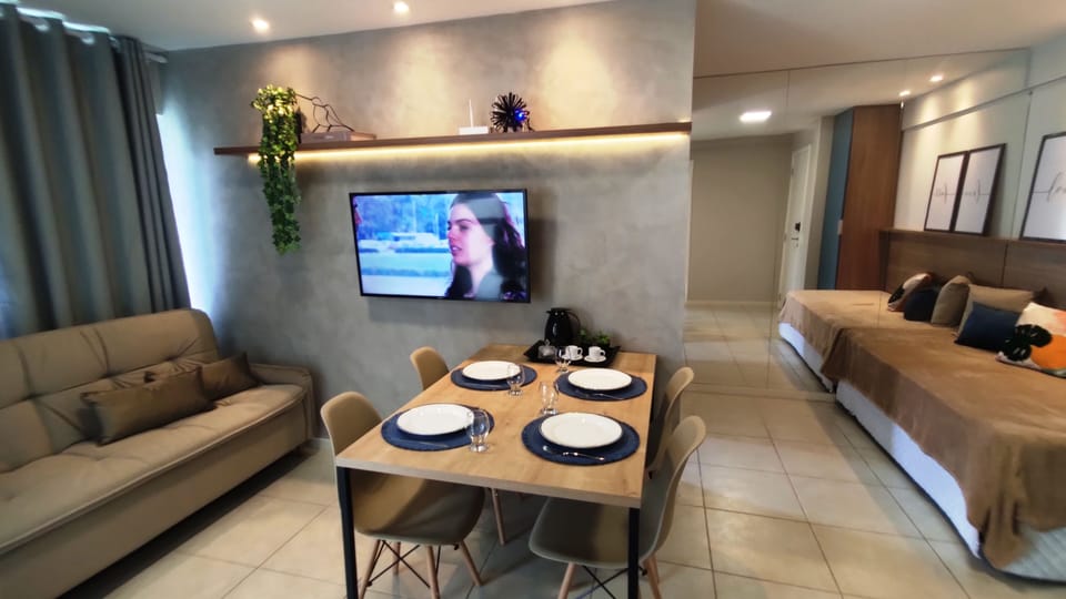 Apartment | Living area | 32-inch LED TV with digital channels