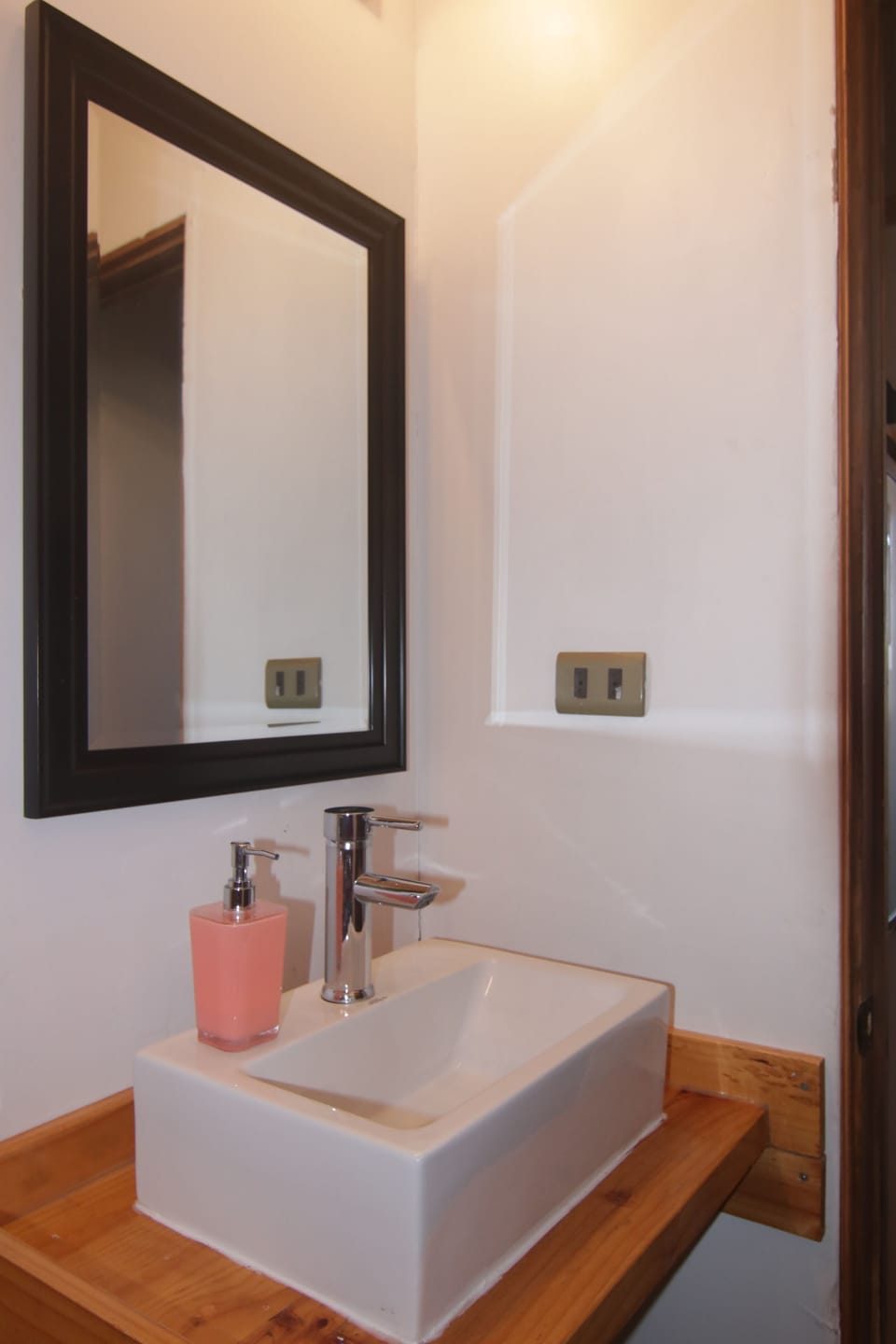 Shower, free toiletries, hair dryer, soap
