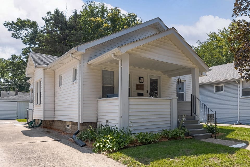 Built in 1922 but updated for a truly modern stay. Parking in the driveway.