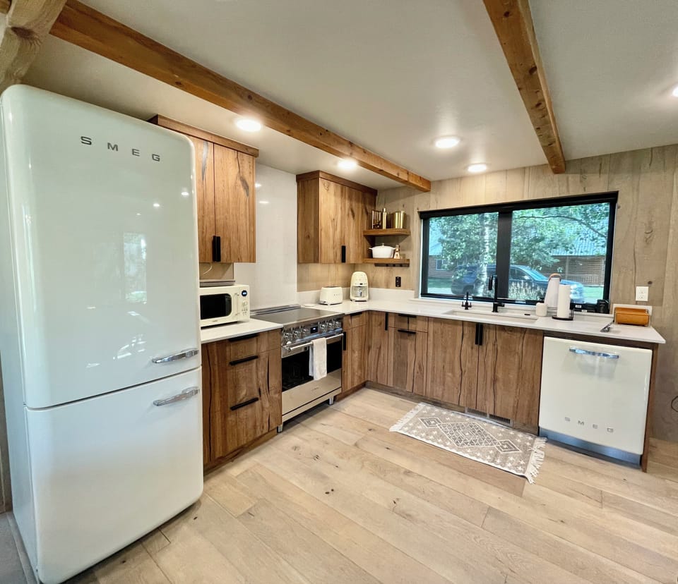Fully stocked kitchen
