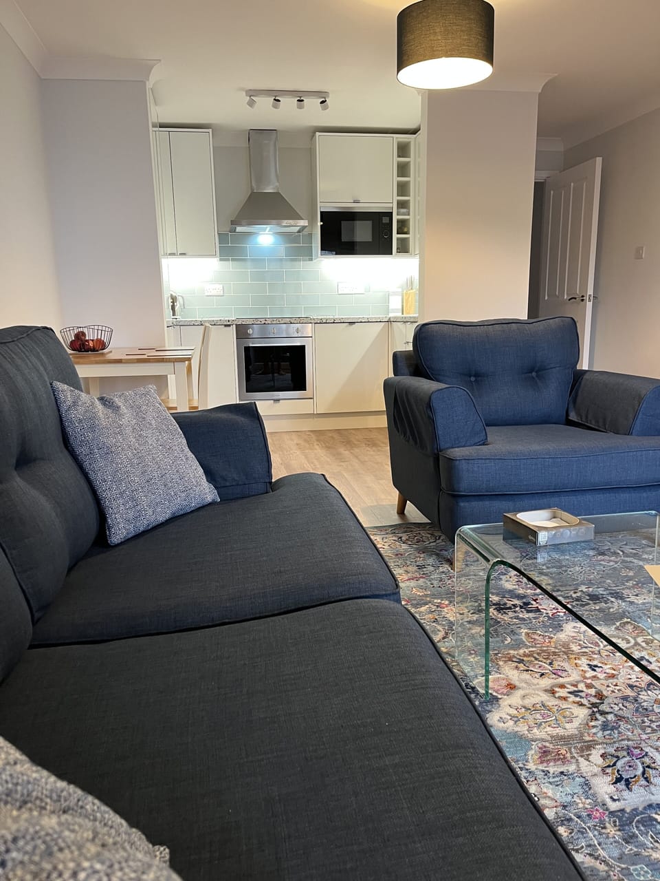 Comfortable and stylish open plan living area