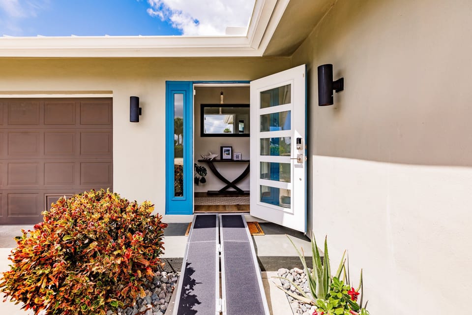 Wheelchair ramp available.