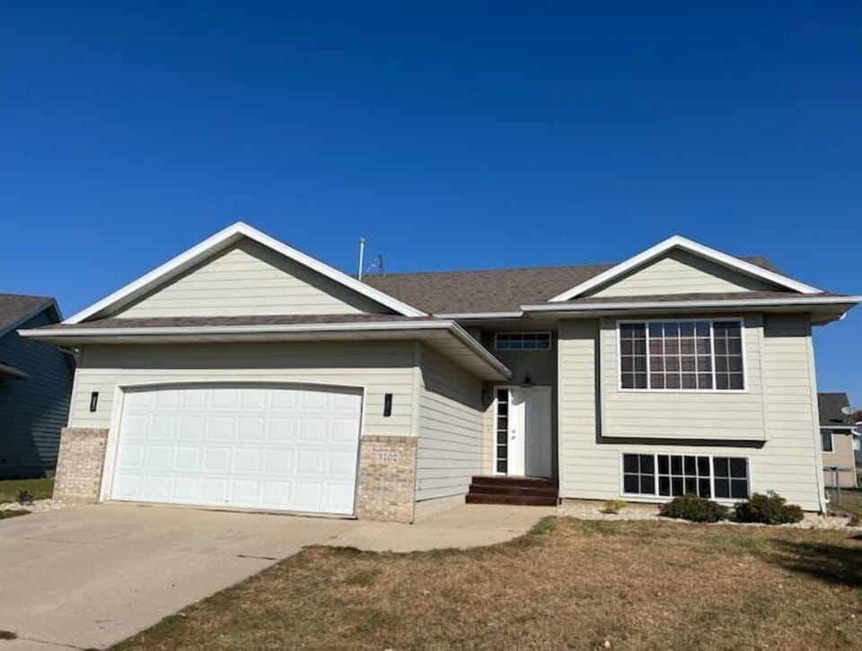 Split level Home with Double attached garage 