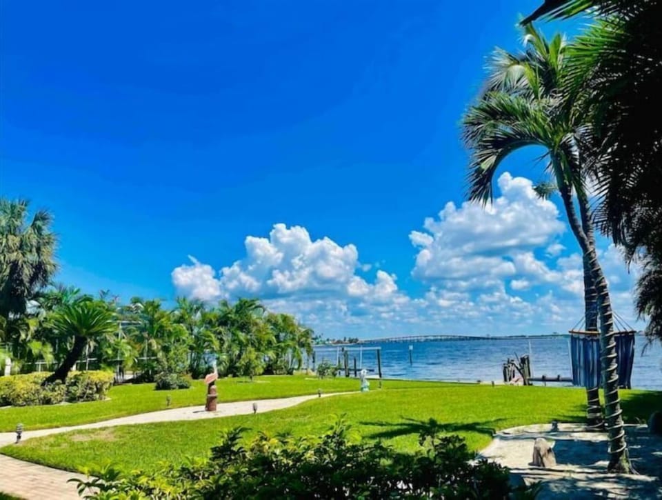 Exquisite tropical oasis by the river
