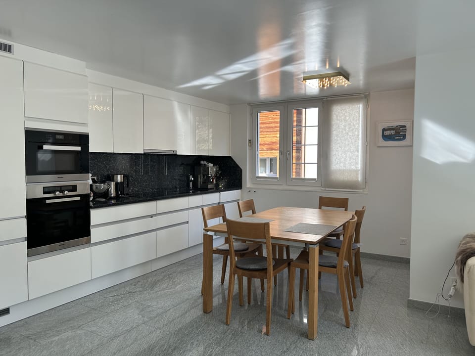 Panoramic Apartment | Private kitchen | Coffee/tea maker, electric kettle
