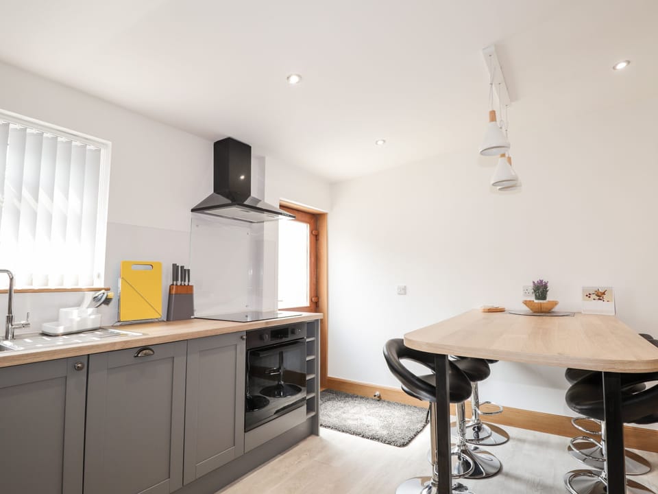 Fridge, dishwasher, electric kettle, toaster