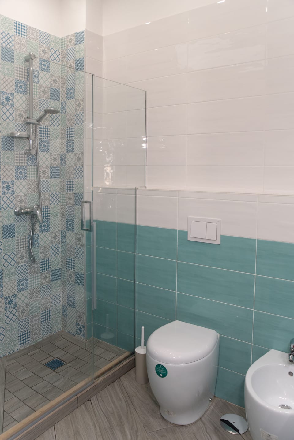Comfort Room, 1 Double Bed, City View | Bathroom | Shower, rainfall showerhead, hair dryer, bathrobes