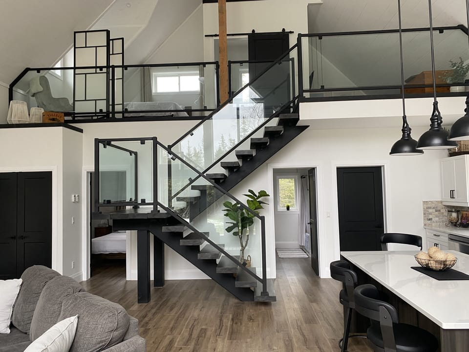 Stairway to loft