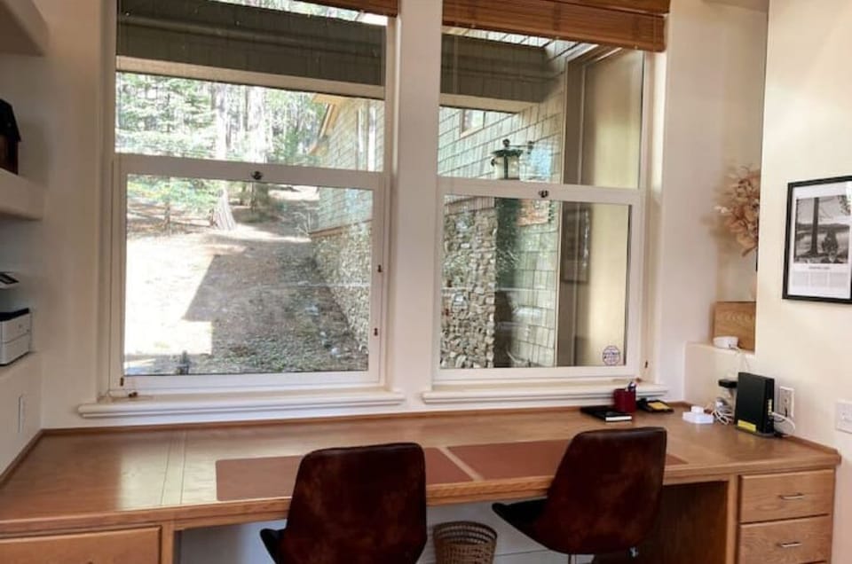 Desk work area