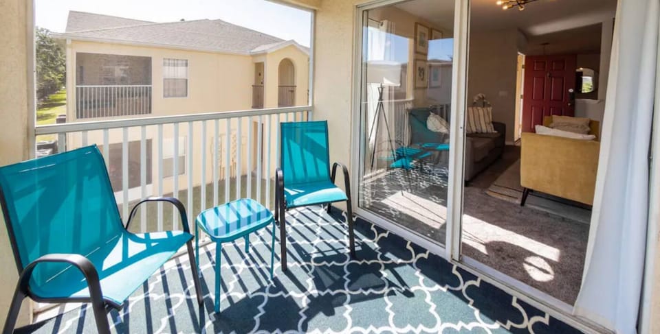 Step onto the balcony and enjoy a breath of fresh air with a beautiful view.