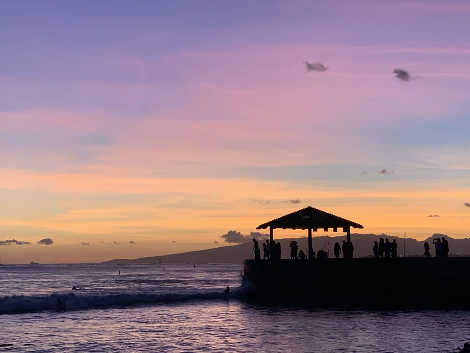 Sunset paradise.