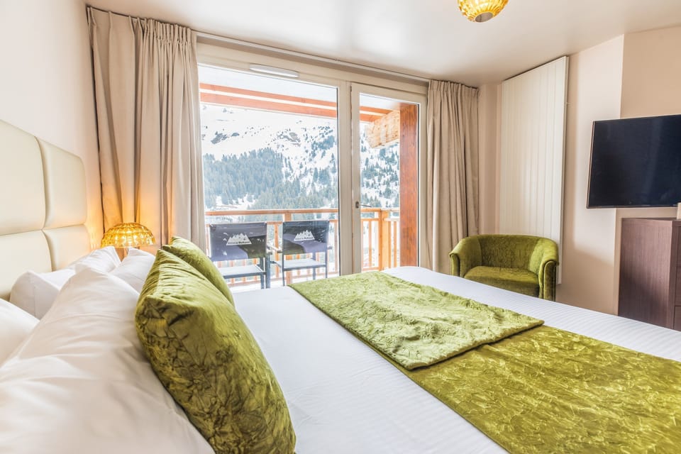 Fall asleep in our cozy bedroom.