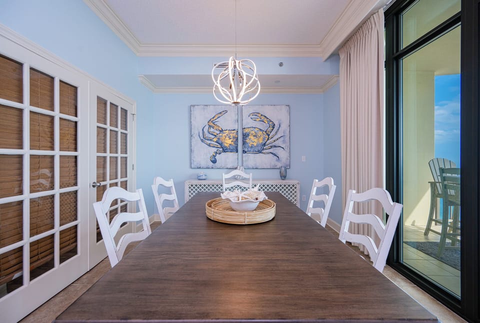 Share laughter and stories around the elegant dining table, enhancing your memorable gatherings