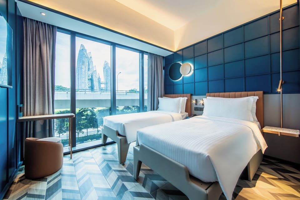 Deluxe Room, 2 Twin Beds | In-room safe, laptop workspace, blackout drapes
