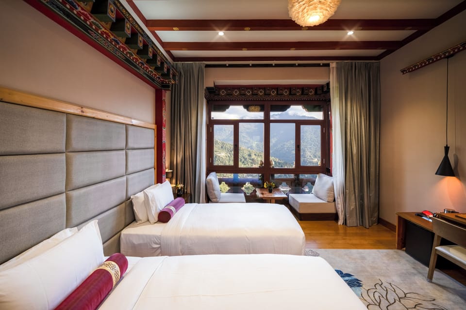 Junior Double or Twin Room | Bathroom | Separate tub and shower, deep soaking tub, rainfall showerhead