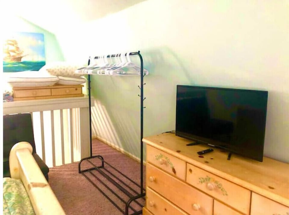 Ample space for you things and extra pillows and sheets and covers.
